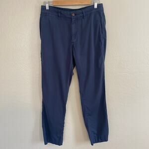 Faherty Mens Size 29x30 Pants Cotton Blend Coastal Preppy Navy Blue